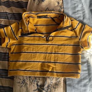 Zaful striped crop top